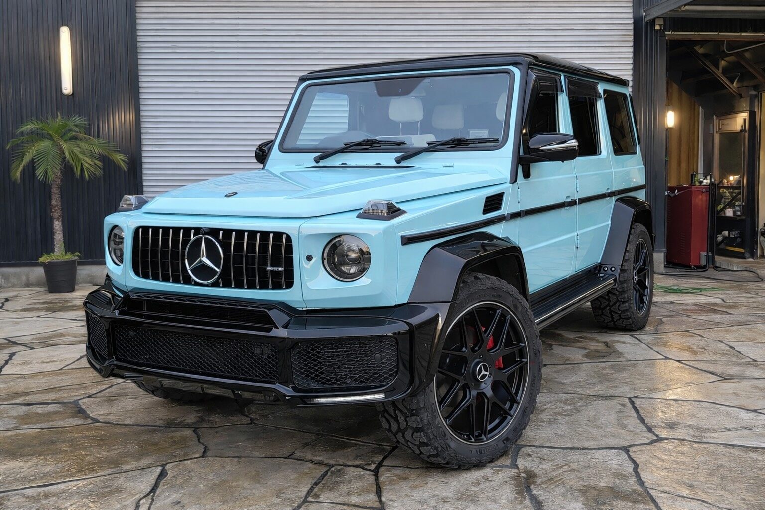 メルセデス AMG G63 カスタム ティファニーブルー